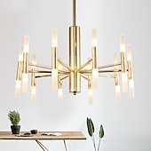 baratos Estilo Sputnik-80 cm sputnik design lustre metal básico galvanizado moderno estilo nórdico 110-240 v