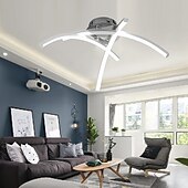 abordables Lustres-led lampes de salon et de chambre modernes simples créatives lanternes de ciel en forme de trois broches 18w