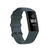 abordables Correas de reloj Fitbit-Ver Banda para Fitbit Charge 4 / Charge 3 / Charge 3 SE Silicona Reemplazo Correa Suave Transpirable Correa Deportiva Pulsera