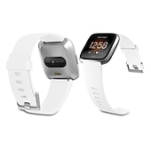 abordables Correas de reloj Fitbit-Correa de Smartwatch Compatible con Fitbit Versa 2 / Versa Lite / Versa SE / Versa Silicona Reloj inteligente Correa Suave Elástico Ajustable Correa Deportiva Reemplazo Pulsera