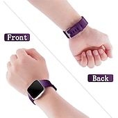 abordables Correas de reloj Fitbit-Correa de Smartwatch Compatible con Fitbit Versa 2 / Versa Lite / Versa SE / Versa Silicona Reloj inteligente Correa Suave Elástico Ajustable Correa Deportiva Reemplazo Pulsera