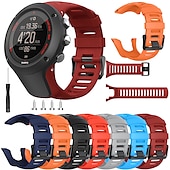 זול להקות שעונים אחרות-צפו בנד ל Suunto Ambit 3S 3R 3P 2S 2R 3 2 1 Peak Sport Run סיליקוןריצה תַחֲלִיף רצועה אלסטי נושם רצועת ספורט צמיד