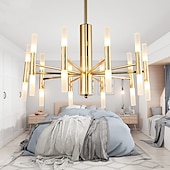 baratos Estilo Sputnik-80 cm sputnik design lustre metal básico galvanizado moderno estilo nórdico 110-240 v