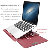 cheap Laptop Bags,Cases &amp; Sleeves-Laptop Sleeves 11.6&quot; 12&quot; 13.3&quot; inch Compatible with Macbook Air Pro, HP, Dell, Lenovo, Asus, Acer, Chromebook Notebook Waterpoof Shock Proof PU Leather Classic Leather for Business Office