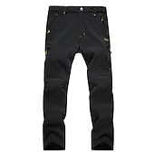 economico Fondi-Per donna Pantaloni da escursione Pantaloni foderati in pile Pantaloni impermeabili Inverno Esterno Tenere al caldo Impermeabile Antivento Traspirante Pantalone / Sovrapantaloni Pantaloni Nero Viola