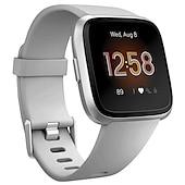 abordables Correas de reloj Fitbit-Correa de Smartwatch Compatible con Fitbit Versa 2 / Versa Lite / Versa SE / Versa Silicona Reloj inteligente Correa Suave Elástico Ajustable Correa Deportiva Reemplazo Pulsera