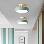halpa Pinta-asennettavat ja puoliksi pinta-asennettavat-20 cm kattovalaisimet geometriset muodot uppoasennettavat valot metalli maalatut viimeistelyt led moderni 220-240v