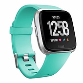 abordables Correas de reloj Fitbit-Correa de Smartwatch Compatible con Fitbit Versa 2 / Versa Lite / Versa SE / Versa Silicona Reloj inteligente Correa Suave Elástico Ajustable Correa Deportiva Reemplazo Pulsera