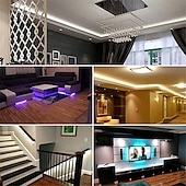 cheap Waterproof Strip Lights-3M SMD 5050 LED Strip light Waterproof 220V 5050 LED Strip Lights Diode Tape Holiday Decoration Lamp LED String Ribbon 60LEDs/M With EU Plug