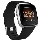 abordables Correas de reloj Fitbit-Correa de Smartwatch Compatible con Fitbit Versa 2 / Versa Lite / Versa SE / Versa Silicona Reloj inteligente Correa Suave Elástico Ajustable Correa Deportiva Reemplazo Pulsera