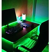 cheap Remote Control-USB LED Strip Light with Remote Control RGB Flexible Strip Light Multicolor for Desk Decor Screen TV Background Lighting