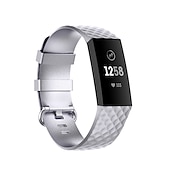 abordables Correas de reloj Fitbit-Ver Banda para Fitbit Charge 4 / Charge 3 / Charge 3 SE Silicona Reemplazo Correa Suave Transpirable Correa Deportiva Pulsera