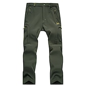 economico Fondi-Per donna Pantaloni da escursione Pantaloni foderati in pile Pantaloni impermeabili Inverno Esterno Tenere al caldo Impermeabile Antivento Traspirante Pantalone / Sovrapantaloni Pantaloni Nero Viola