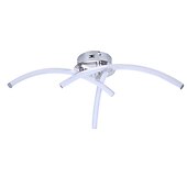abordables Lustres-led lampes de salon et de chambre modernes simples créatives lanternes de ciel en forme de trois broches 18w