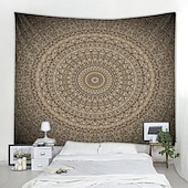 tanie Tkanina mandali-Mandala czeski indyjski gobelin ścienny art decor koc kurtyna wisząca strona główna sypialnia salon akademik dekoracja boho hippie psychodeliczny kwiatowy kwiat lotosu