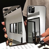 お買い得  iPhone用ケース-電話 ケース 用途 iPhone 16 iPhone 15 プロマックスプラス iPhone 14 13 12 11 Pro Max Plus X XR XS バックカバー ミラー 純色