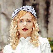 cheap Fascinators-Hats Polyester Bucket Hat Wedding Casual Elegant With Bowknot Headpiece Headwear