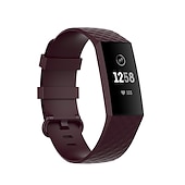 abordables Correas de reloj Fitbit-Ver Banda para Fitbit Charge 4 / Charge 3 / Charge 3 SE Silicona Reemplazo Correa Suave Transpirable Correa Deportiva Pulsera