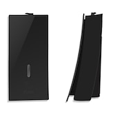 お買い得  ソープディスペンサー-シャワー用シャンプーディスペンサー、ウォールマウントソープ/シャンプー/ローションシャワーディスペンサーシステムクールマットブラックコンストラクションABS 1pcウォールマウントプッシュボタンハンドウォッシュマシン450ml