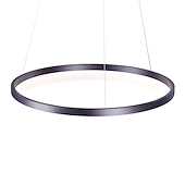cheap Circle Design-80CM LED Pendant Light Geometrical Circle Design Nordic Modern Simple for Dinning Room Bedroom Entry Aluminum Frame Acrylic Black White Gold Coffee 40W