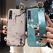 Недорогие Чехлы для Samsung-телефон Кейс для Назначение SSamsung Galaxy S24 S23 S22 S21 S20 Plus Ultra A54 A34 A14 Note 20 Ultra 10 Plus А53 A32 A52 S25 Ультра Кейс на заднюю панель Мода с ремешком на запястье Откидная подножка