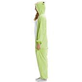 levne Zvířecí kostým-Pyžamo Kigurumi Fancy kostým Kostým Onesie Zvířecí Žába Animák Teplé Pyžama Legrační kostým Dospělé Pro páry Pánské Dámské Vánoce předvečer Všech svatých Karneval Párty Výkon Domácí oblečení