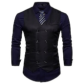 ieftine Costume pentru bărbați din anii 1920-Elegant Epocă klasické Mascaradă Γιλέκο Vestă Domn Kingsman Nași de Căsătorie Imprimare Costume de fancy Bărbați Halloween Carnaval Mascaradă Nuntă Invitat la nunta Evenimente / Petrecere Adulți Vestă