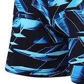 voordelige heren boxer zwembroek-Voor heren Badpak Lange zwembroeken Zwemshorts Boardshorts Zomer korte broeken Afdrukken Haai Brief 3D Ademend Sneldrogend Feestdagen Zwembad Sexy Rekken 1 5 Lage Taille Rekbaar