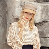 billige Partyhatter-polyester hatter med fargeblokk 1 stk casual hodeplagg