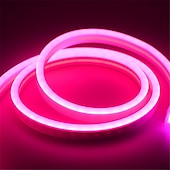 cheap Neon LED Lights-1pc 1M Neon 12V LED Makeup Dressing Table Espejo Lights LED Strip light Vanity Lamp Mirror Illuminated Flexible Tape