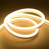 cheap Neon LED Lights-1pc 1M Neon 12V LED Makeup Dressing Table Espejo Lights LED Strip light Vanity Lamp Mirror Illuminated Flexible Tape