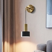 economico Lampade LED da parete-lightinthebox lampade da parete moderne e creative in stile nordico&amp;amp;amplificatore; applique soggiorno camera da letto applique da parete in metallo 110-120v 220-240v 12 w