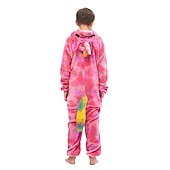 economico Costume da Animale-Pigiama Kigurumi Costume di fantasia Costume tutina Fantasia animale Unicorno Cartone animato Caldo Costume Divertente Comodo Bambini Unisex Ragazzi e Ragazze Natale Halloween Carnevale Feste
