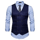 ieftine Costume pentru bărbați din anii 1920-Elegant Epocă klasické Mascaradă Γιλέκο Vestă Domn Kingsman Nași de Căsătorie Imprimare Costume de fancy Bărbați Halloween Carnaval Mascaradă Nuntă Invitat la nunta Evenimente / Petrecere Adulți Vestă