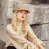 billige Partyhatter-polyester hatter med fargeblokk 1 stk casual hodeplagg