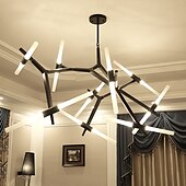 baratos Candeeiros de Lustre-170 cm sputnik design lustre de alumínio sputnik mini acabamentos pintados estilo nórdico moderno 110-120v 220-240v
