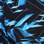 voordelige heren boxer zwembroek-Voor heren Badpak Lange zwembroeken Zwemshorts Boardshorts Zomer korte broeken Afdrukken Haai Brief 3D Ademend Sneldrogend Feestdagen Zwembad Sexy Rekken 1 5 Lage Taille Rekbaar