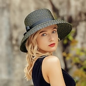 preiswerte Partyhut-Kopfbedeckung Alltag Polyester Hüte mit Schleife 1 Stück Alltag / Freizeitskleidung Kopfschmuck