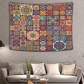 halpa Mandala Matto-mandala boheemi mosaiikki seinä tapetti taide sisustus huopa verho riippuva koti makuuhuone olohuone asuntolan sisustus boho hippi psykedeelinen kukka kukka lootus intialainen