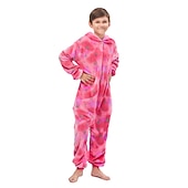 economico Costume da Animale-Pigiama Kigurumi Costume di fantasia Costume tutina Fantasia animale Unicorno Cartone animato Caldo Costume Divertente Comodo Bambini Unisex Ragazzi e Ragazze Natale Halloween Carnevale Feste