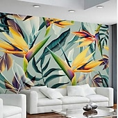 voordelige Behang-muurschildering behang muursticker bekleding print lijm vereist tropisch palmblad canvas home decor