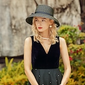 preiswerte Partyhut-Kopfbedeckung Alltag Polyester Hüte mit Schleife 1 Stück Alltag / Freizeitskleidung Kopfschmuck