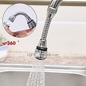 billige Spraykran-kjøkkenutstyr kran lufteovn 2 moduser 360 graders justerbar vannfilter diffusor vannsparende munnstykke krankobling dusj