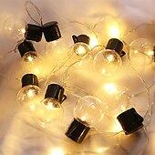 economico Striscie luci ad energia solare-elegante festa di ricevimento di nozze luci a globo per esterni luci solari a led per matrimonio 6m-30 lampadine 5m-20 lampadine luci da giardino per matrimonio impermeabili per layout di festa di