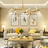 baratos Candeeiros de Lustre-170 cm sputnik design lustre de alumínio sputnik mini acabamentos pintados estilo nórdico moderno 110-120v 220-240v