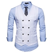 ieftine Costume pentru bărbați din anii 1920-Elegant Epocă klasické Mascaradă Γιλέκο Vestă Domn Kingsman Nași de Căsătorie Imprimare Costume de fancy Bărbați Halloween Carnaval Mascaradă Nuntă Invitat la nunta Evenimente / Petrecere Adulți Vestă