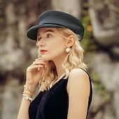 billige Partyhatter-polyester hatter med fargeblokk 1 stk casual hodeplagg