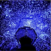 お買い得  スターギャラクシープロジェクターライト-ナイトライト LEDナイトライトプロジェクター Bluetoothミュージックプレーヤー 回転 3色調整可能ライト USBケーブル 充電式リモコン