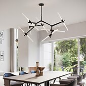 baratos Candeeiros de Lustre-170 cm sputnik design lustre de alumínio sputnik mini acabamentos pintados estilo nórdico moderno 110-120v 220-240v