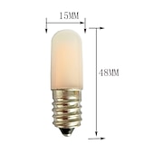 رخيصةأون لمبات الكرة LED-3 قطع 1.5 واط أدى أضواء الذرة 80 lm e14 e12 t10 2 led الخرز الطاقة الشمسية الدافئة الأبيض الأبيض
